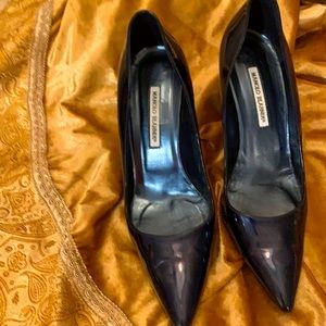 Midnight blue, Manolo Blahnik’s, pumps size 42, EUC